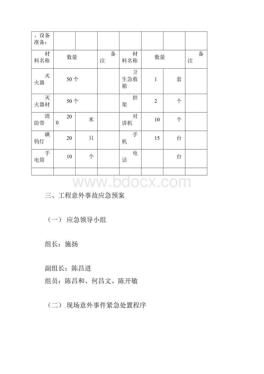 完整版工程安全事故应急预案.docx_第2页