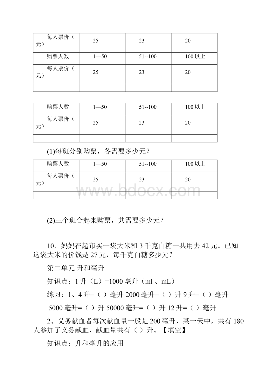 苏教版四年级下册数学复习讲义.docx_第3页