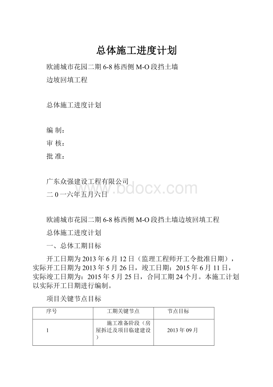 总体施工进度计划.docx