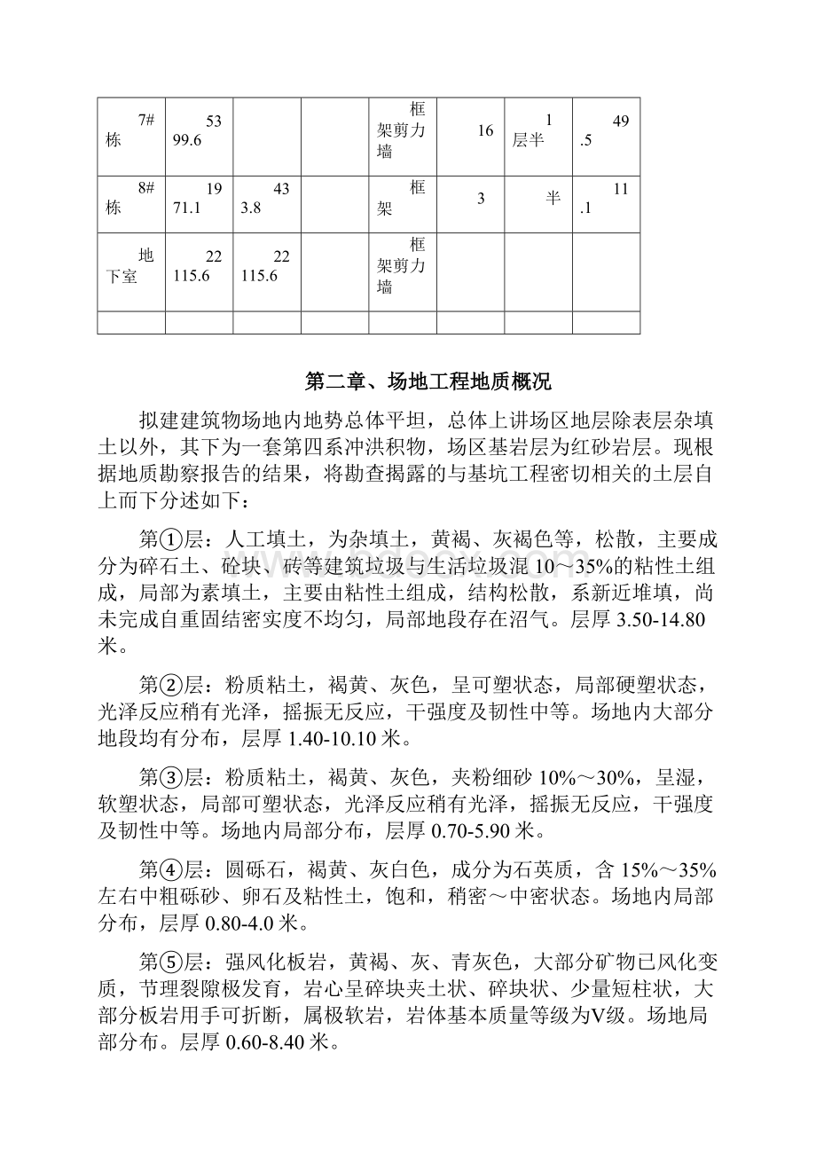 基坑土方开挖及支护降水施工方案正式.docx_第3页