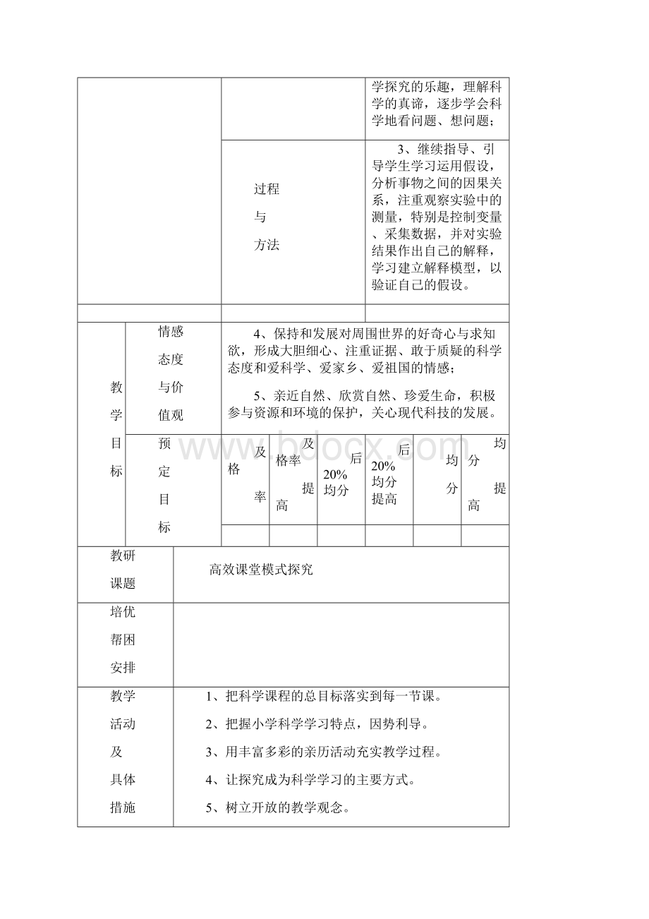 粤教版小学五年级下学期科学教案1.docx_第3页