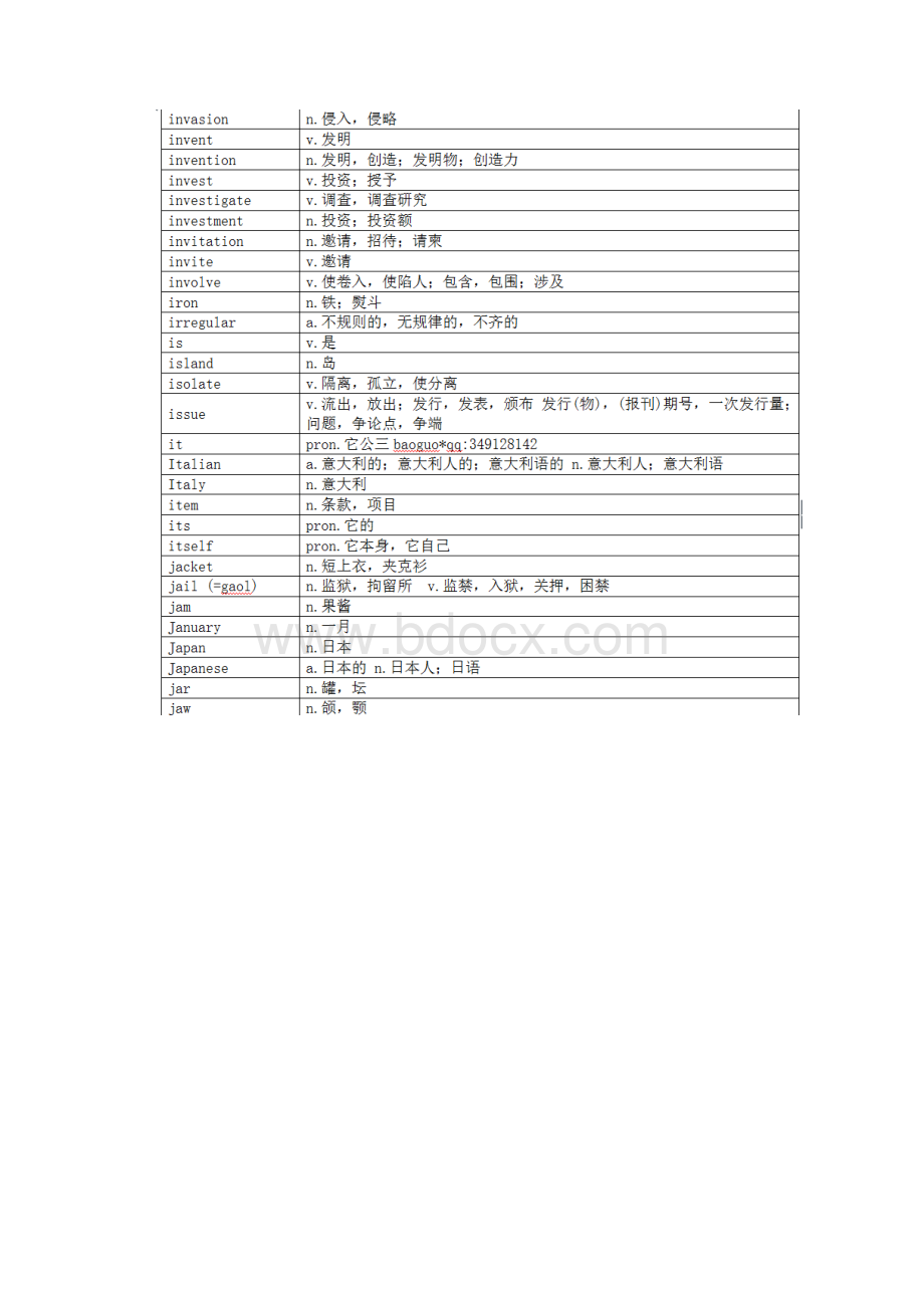 全国公共英语三级考试复习资料词汇.docx_第2页