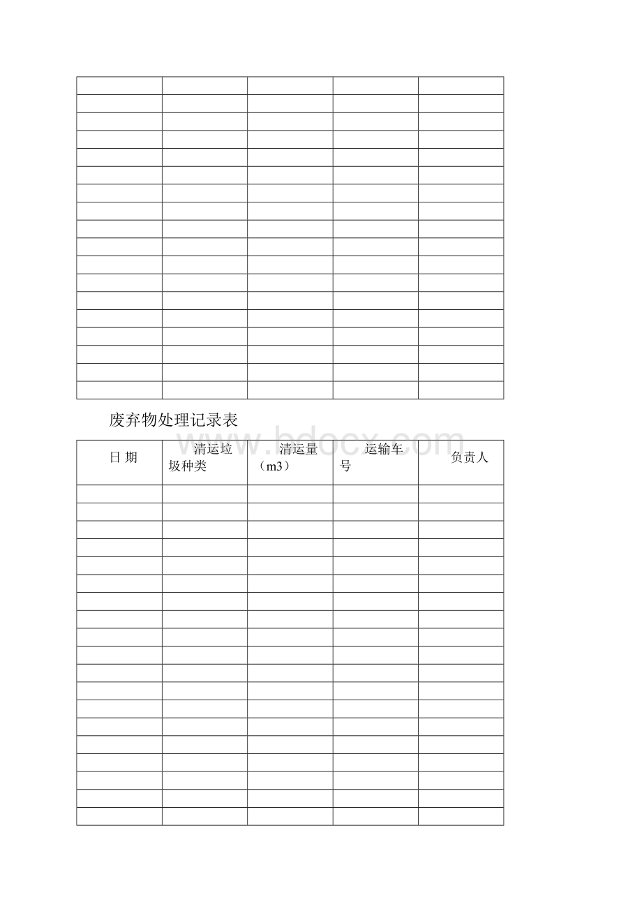 楼层建筑垃圾清理记录表.docx_第3页