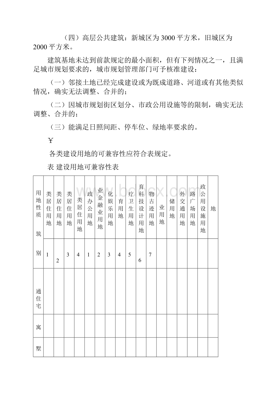 陕西省城市规划管理技术规定定稿.docx_第2页