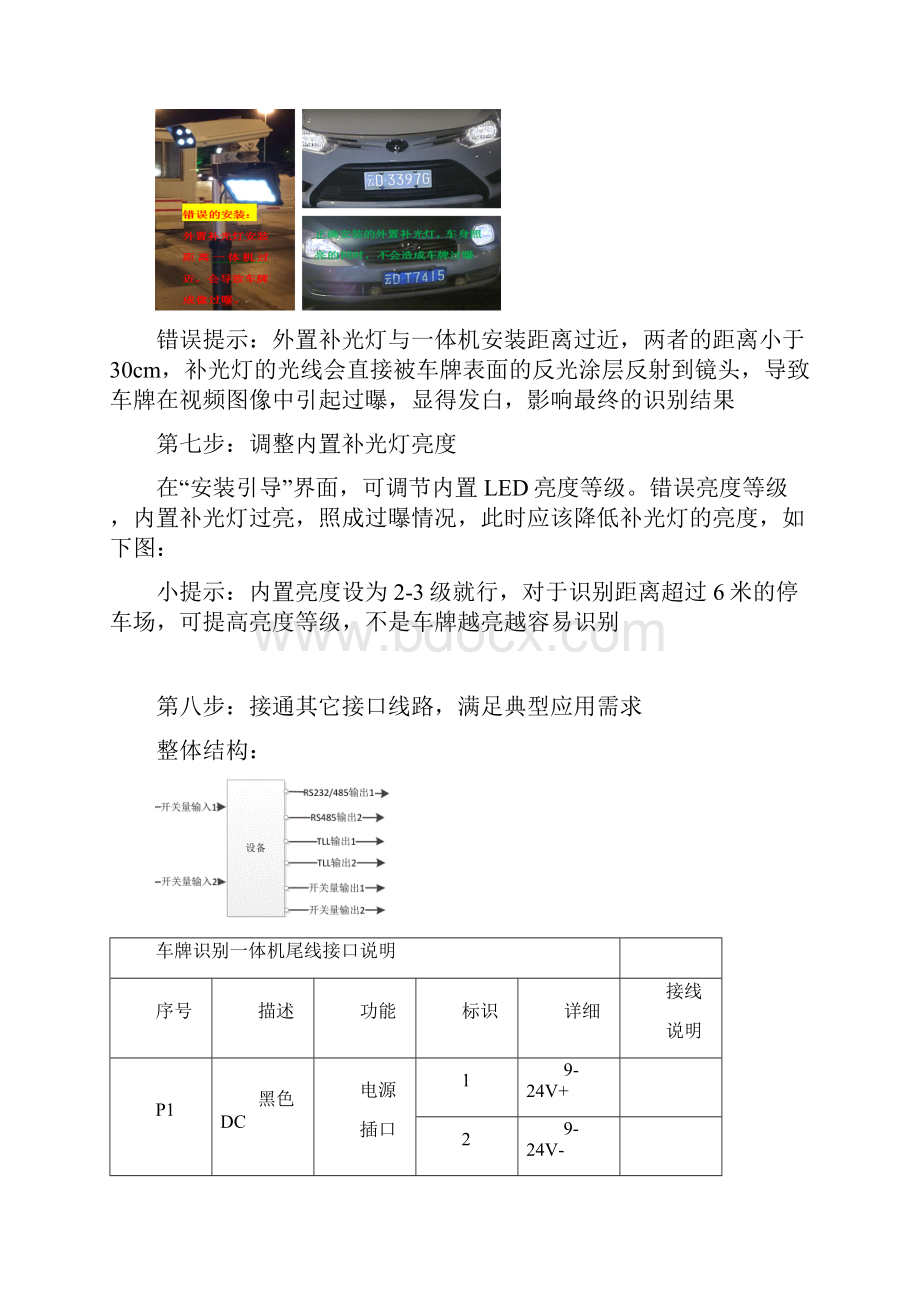 车牌识别一体机安装调试指南.docx_第3页