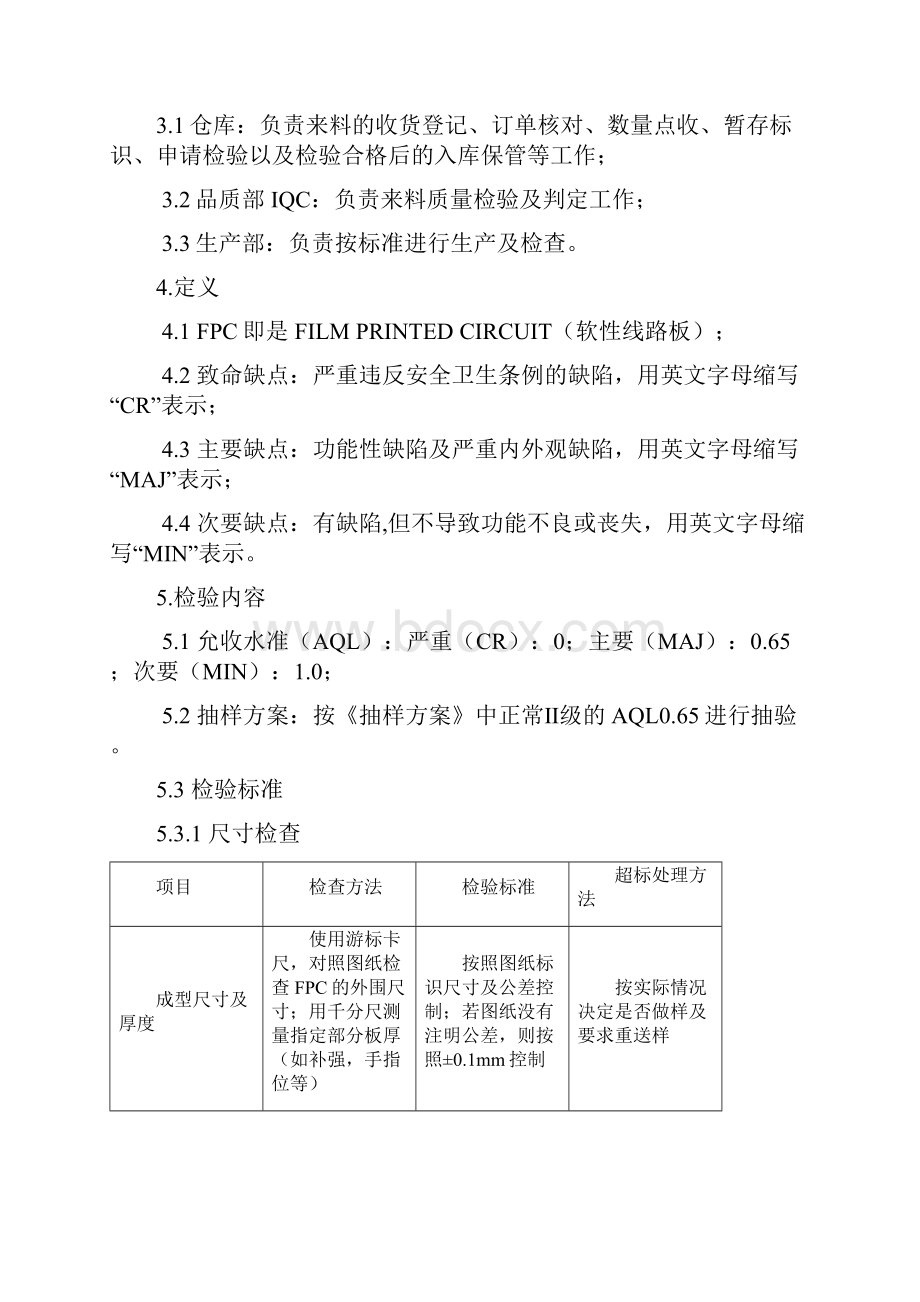 FPC来料检验标准.docx_第2页