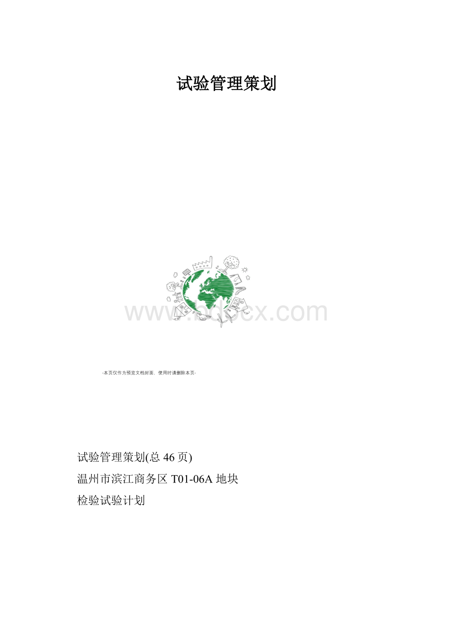 试验管理策划.docx