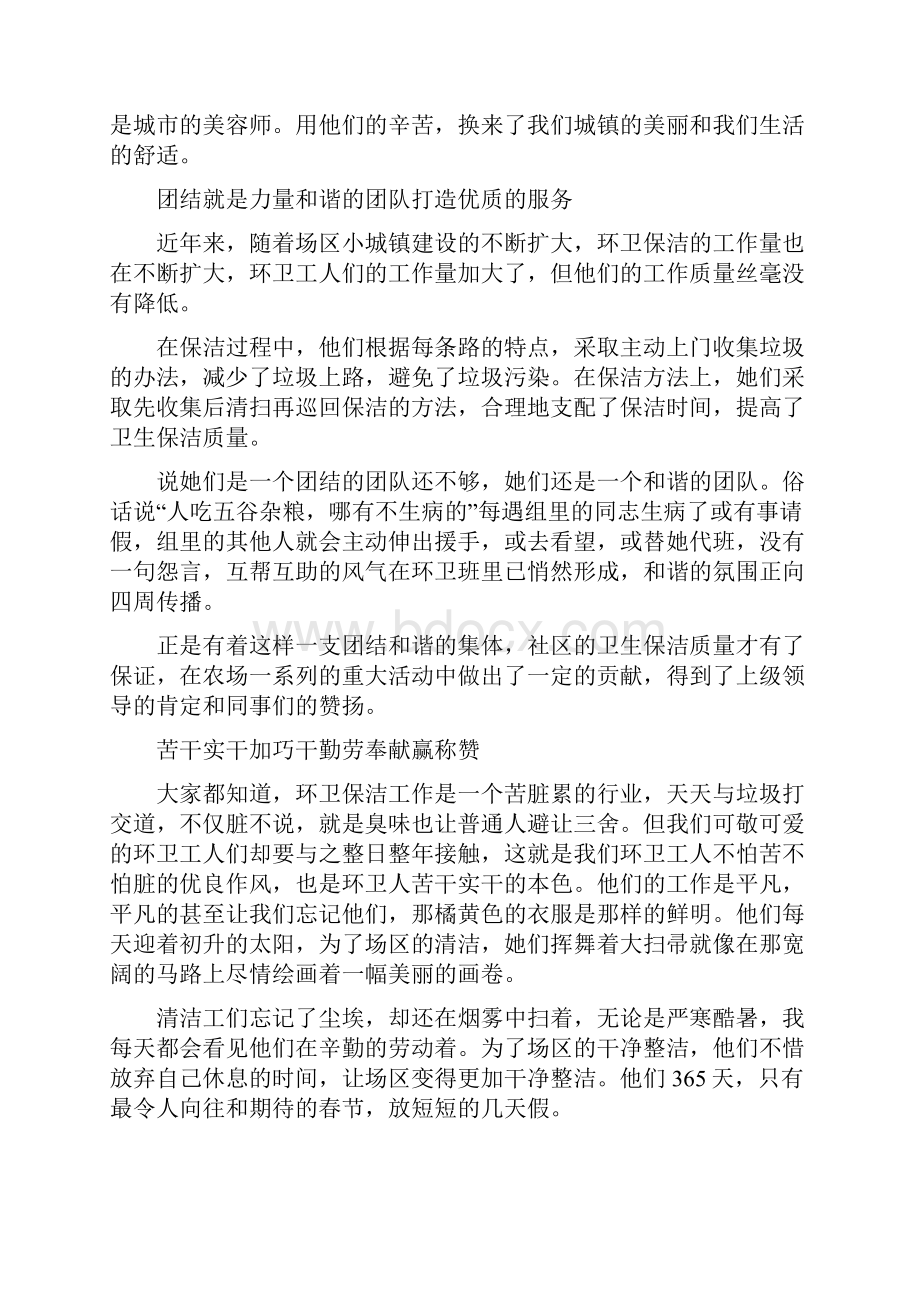 环卫清运班组先进事迹.docx_第2页