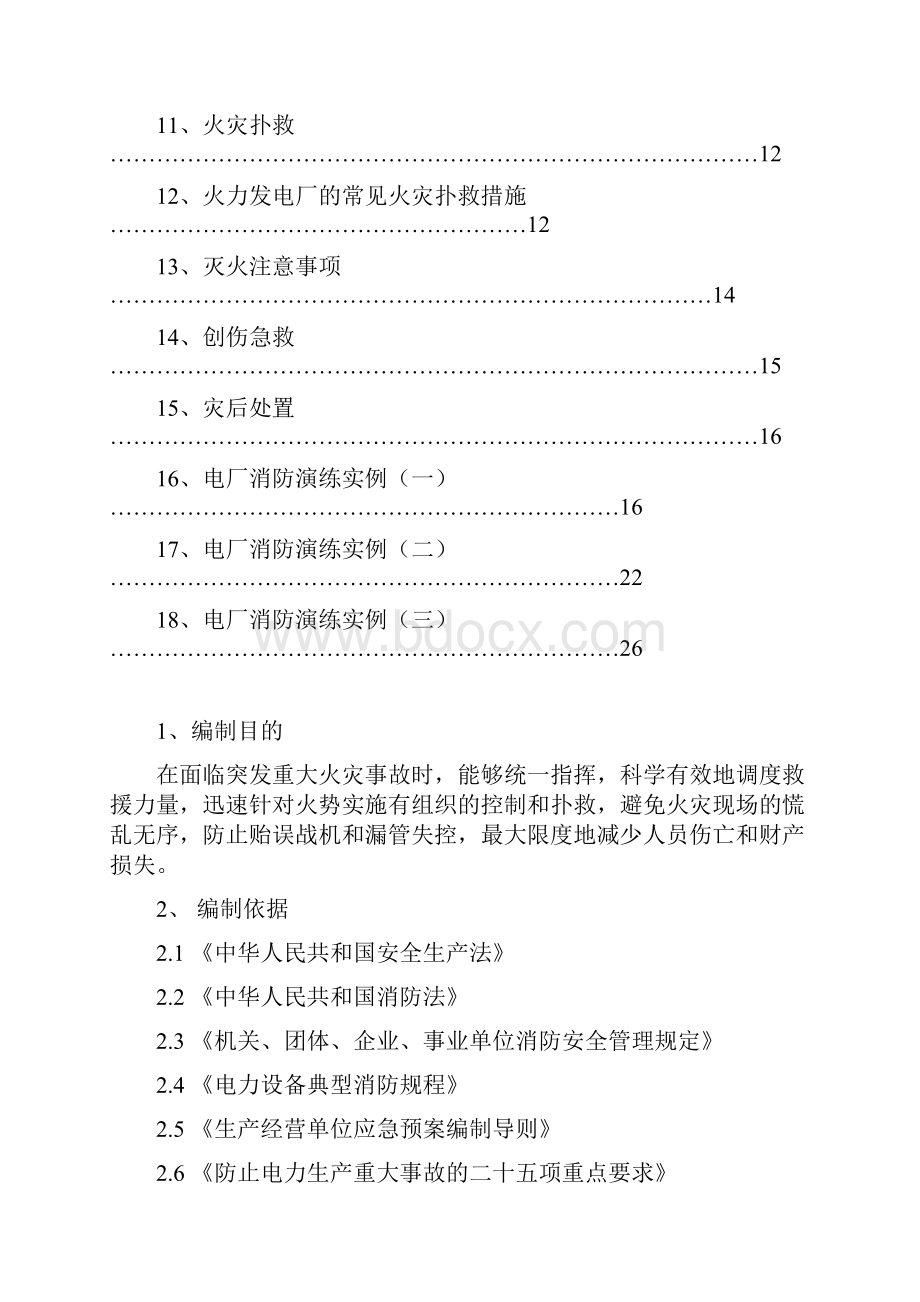 电厂火灾特殊消防预案综合演练.docx_第2页