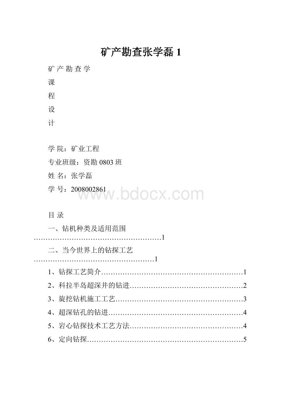 矿产勘查张学磊1.docx