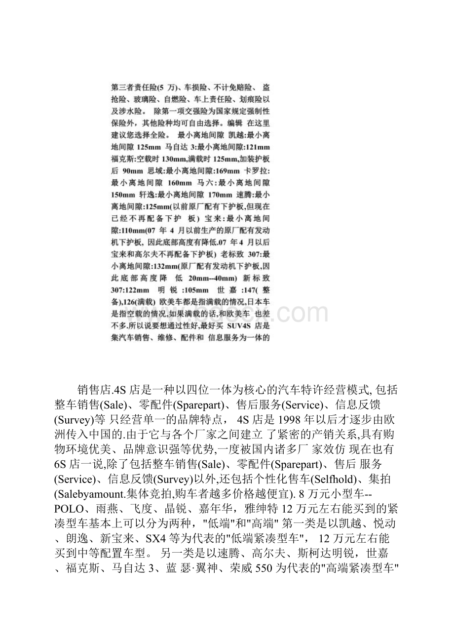 朗逸最小离地间隙选车参考 指标New.docx_第3页