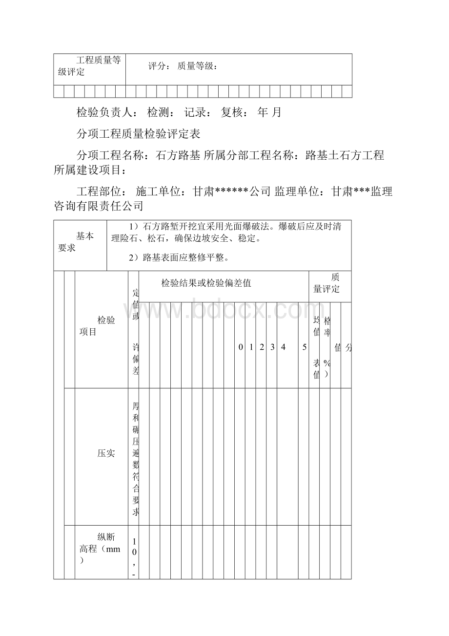 桥梁工程公路工程水利工程质量检验评定表.docx_第3页