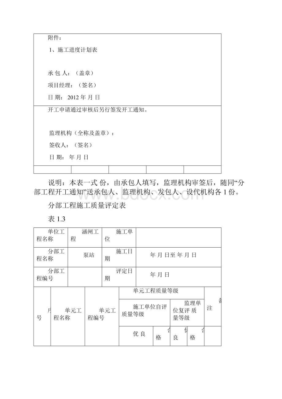 泵站施工表格.docx_第2页