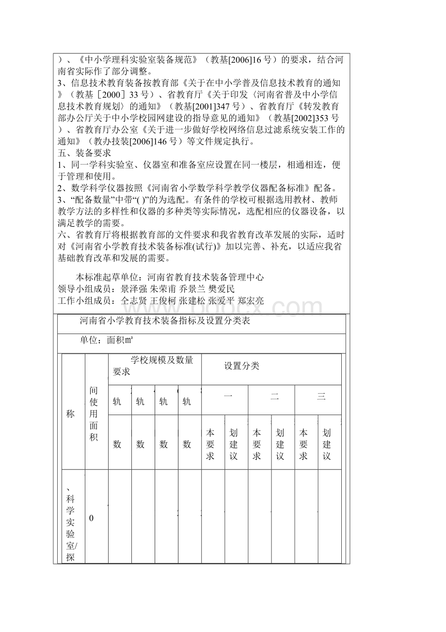 河南省小学教育技术装备标准.docx_第2页