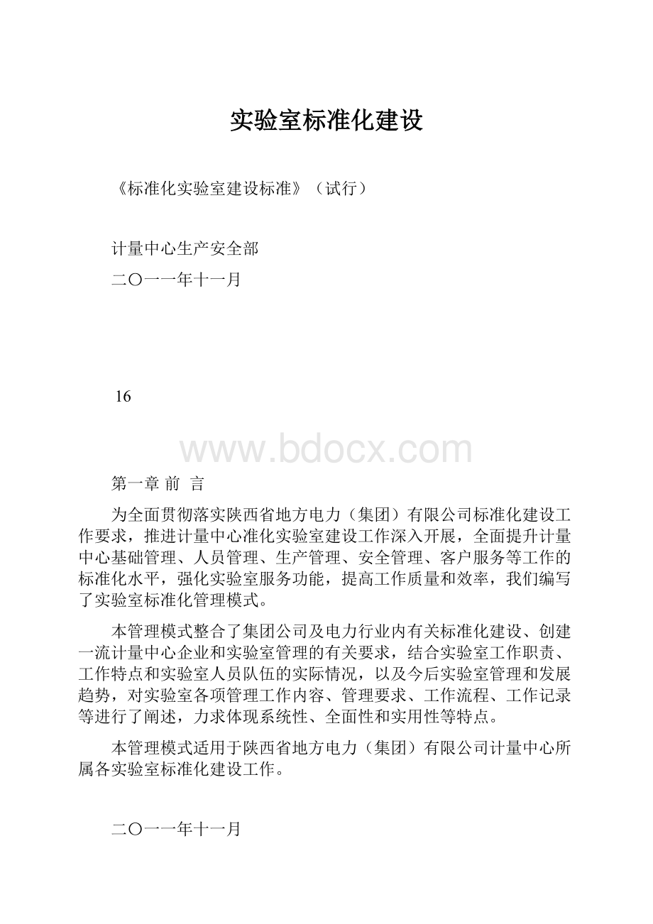 实验室标准化建设.docx