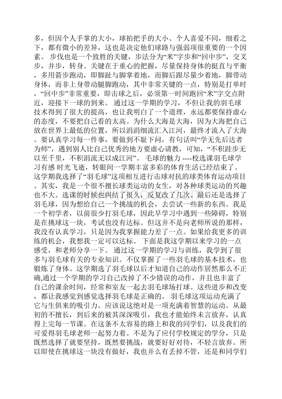 羽毛球心得体会.docx_第2页