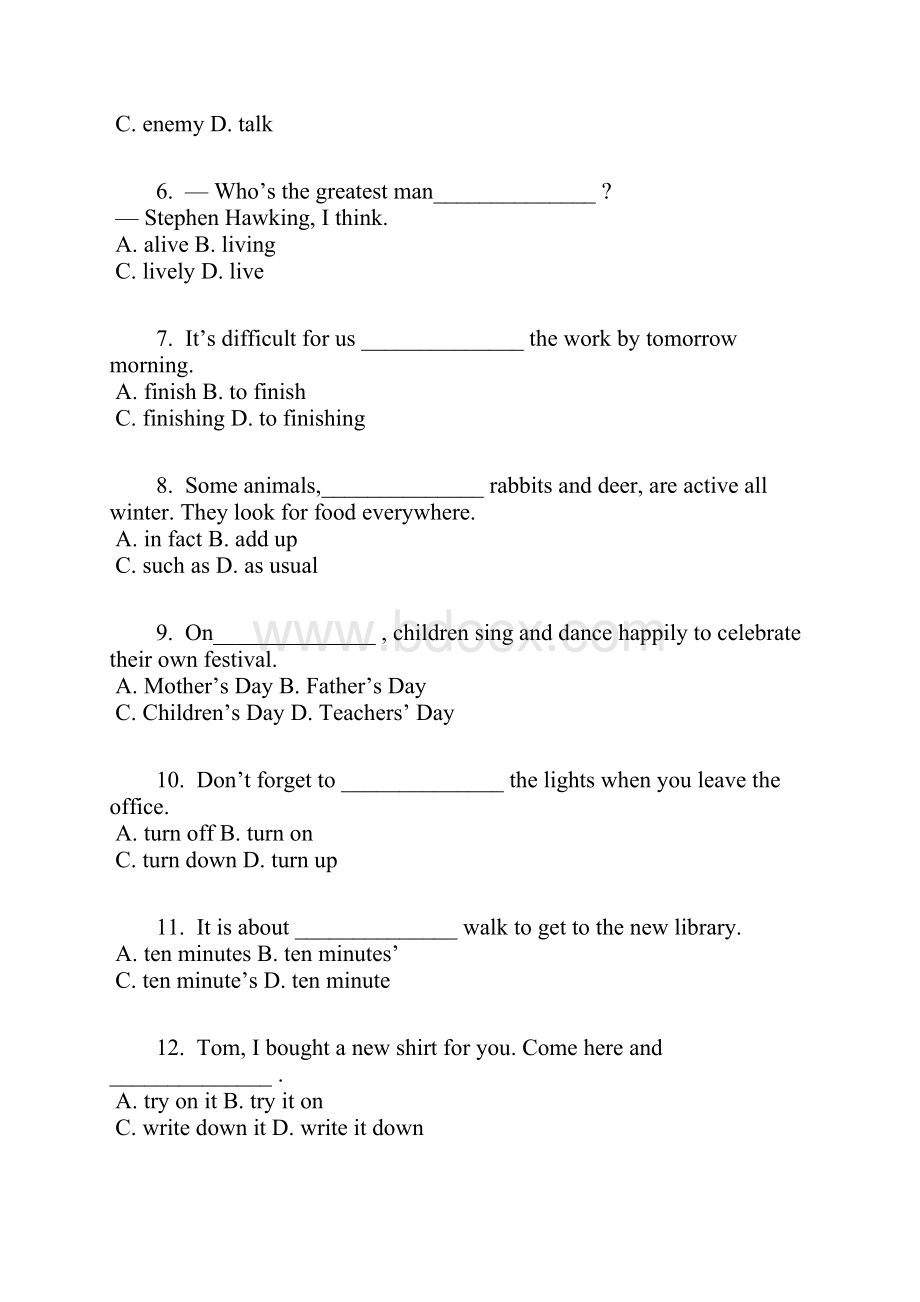 冀教版学年八年级英语上册单元评价检测Unit 3含答案及解析.docx_第2页