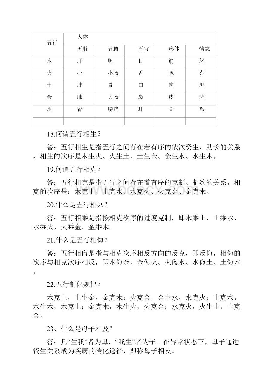 中医护理理论复习题及答案.docx_第3页