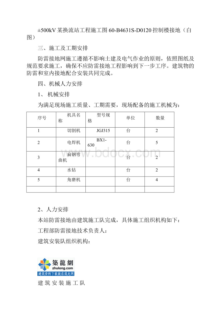 变电站防雷接地施工技术方案.docx_第3页