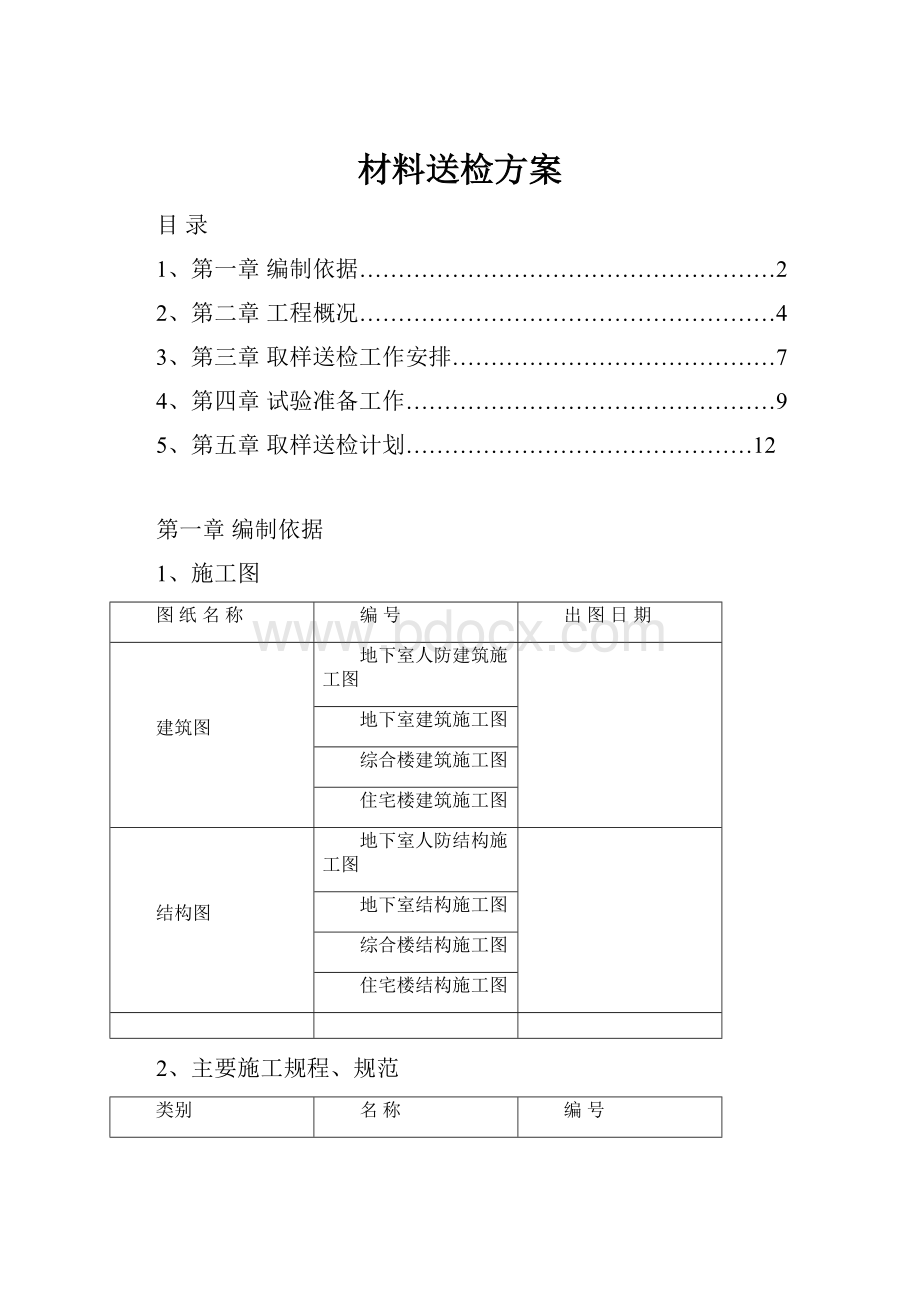 材料送检方案.docx