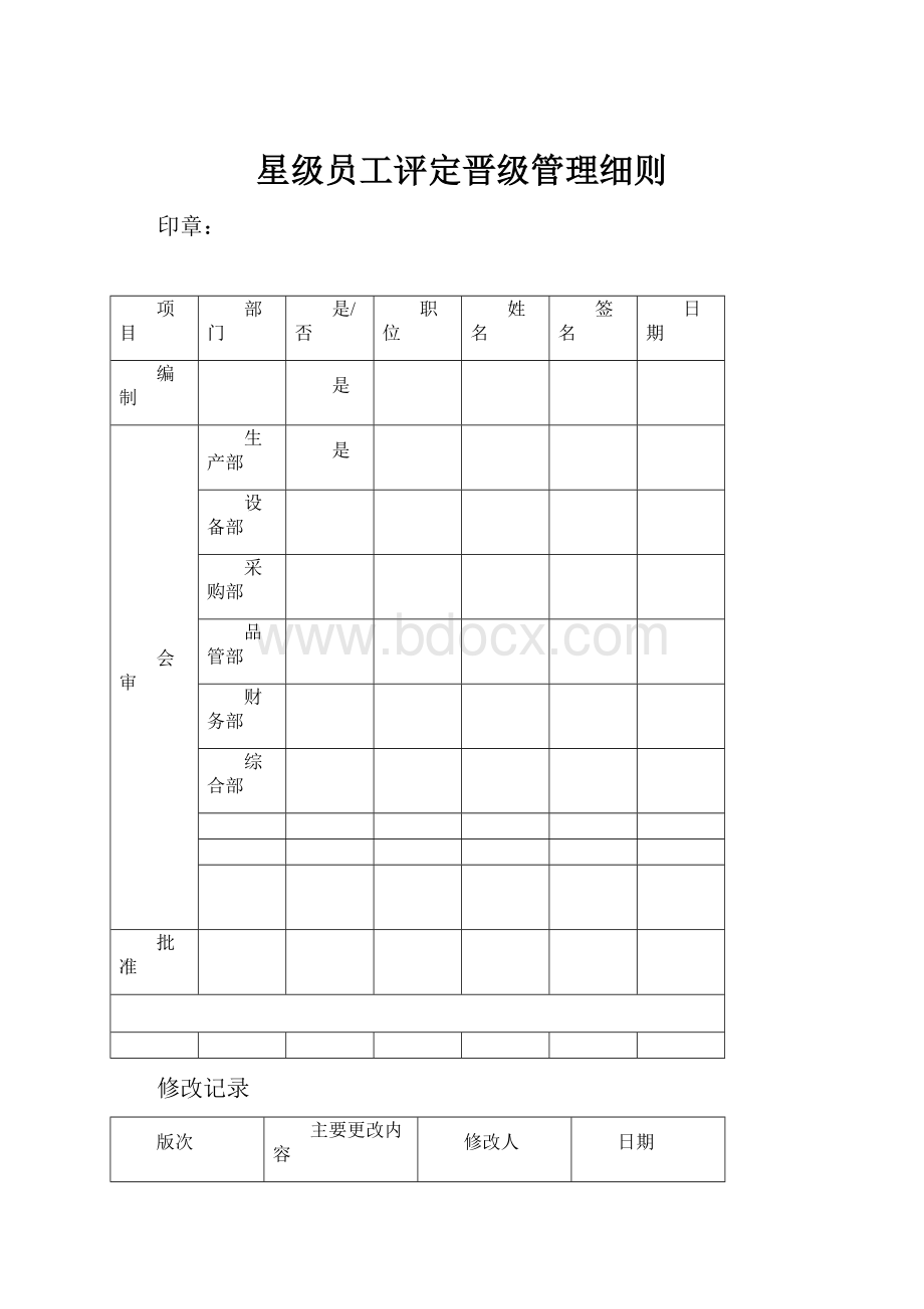 星级员工评定晋级管理细则.docx_第1页