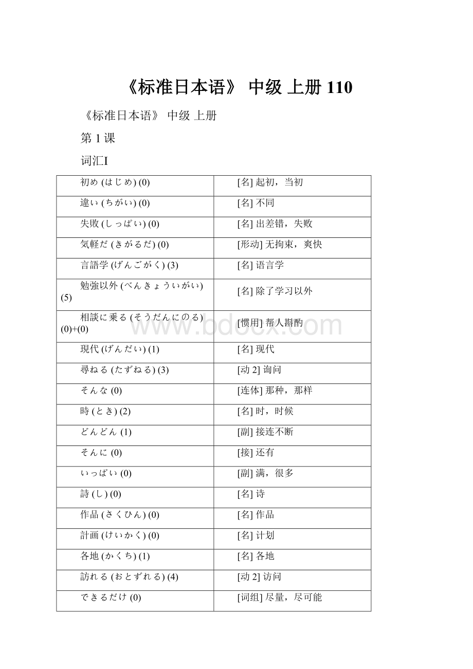 《标准日本语》 中级 上册110.docx