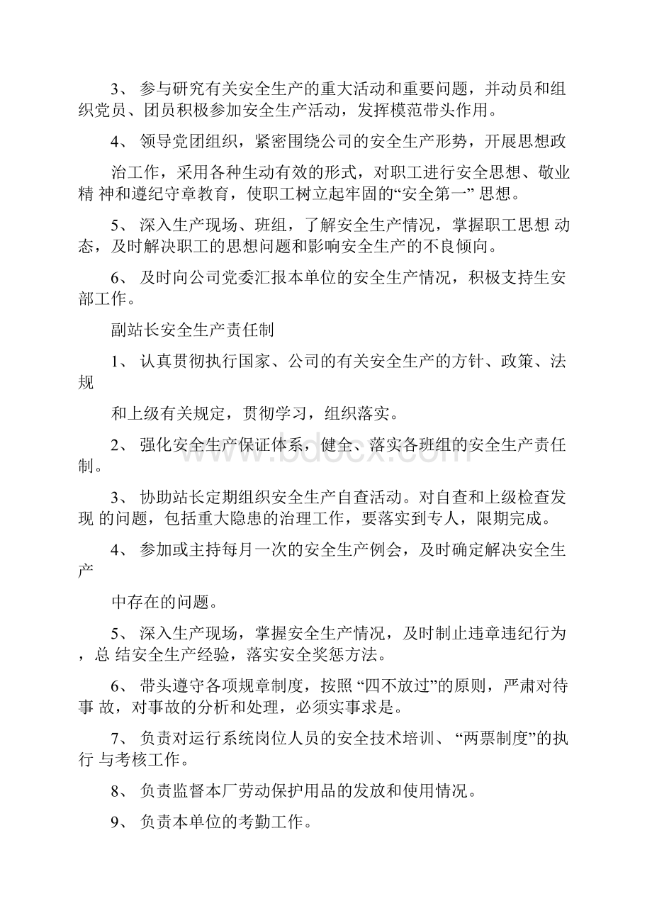 发电厂安全责任制及到位标准.docx_第2页