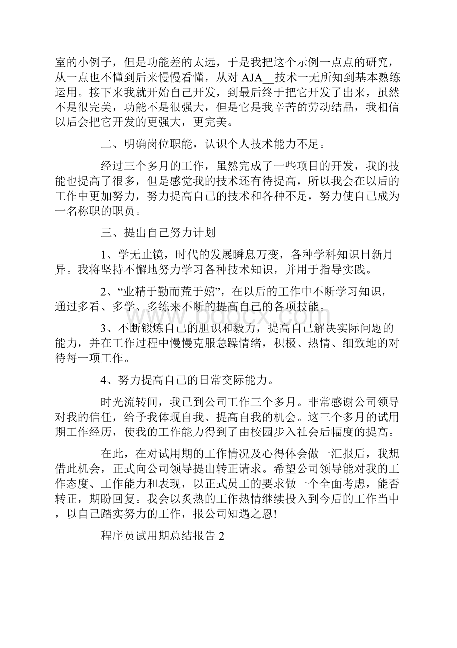 程序员试用期工作总结报告.docx_第2页