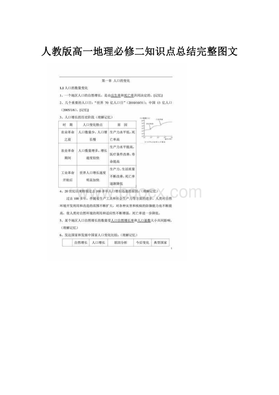 人教版高一地理必修二知识点总结完整图文.docx