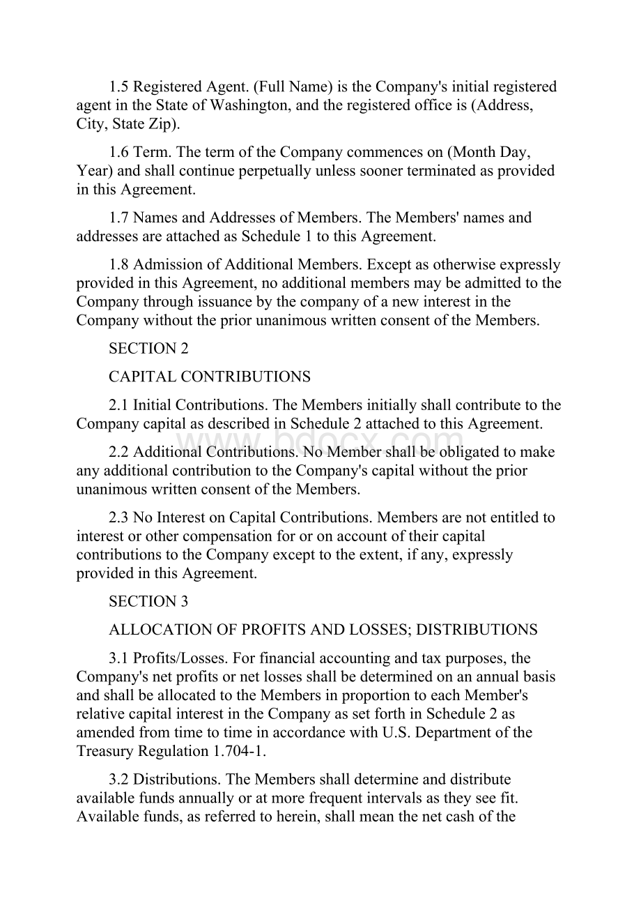 LIEE SampleLLCOperatingAgreement.docx_第2页