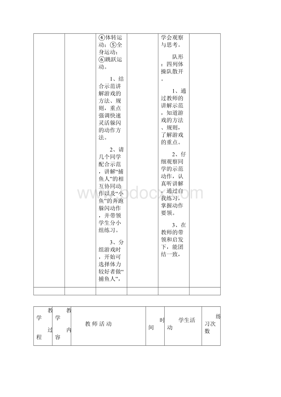 小学二年级体育课上册全册教案.docx_第2页