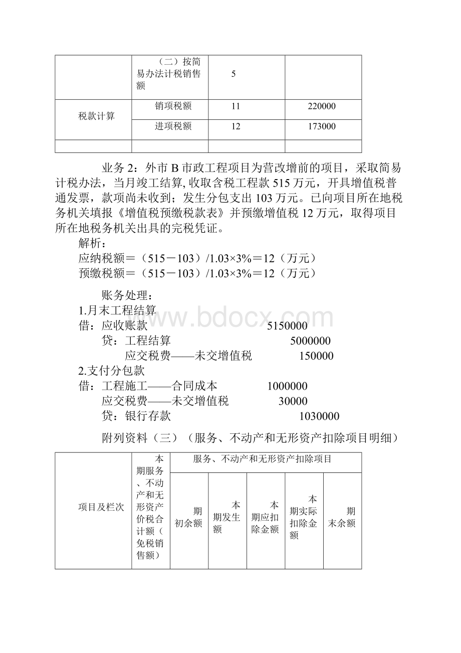 一个案例让你学会营改增后的建筑业增值税纳税申报教学文稿.docx_第3页