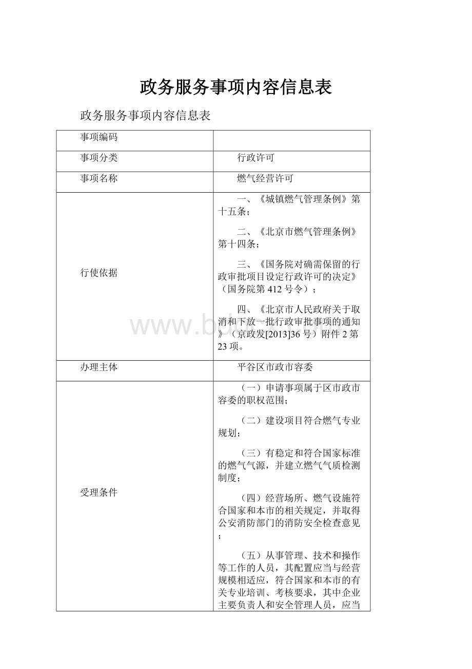 政务服务事项内容信息表.docx