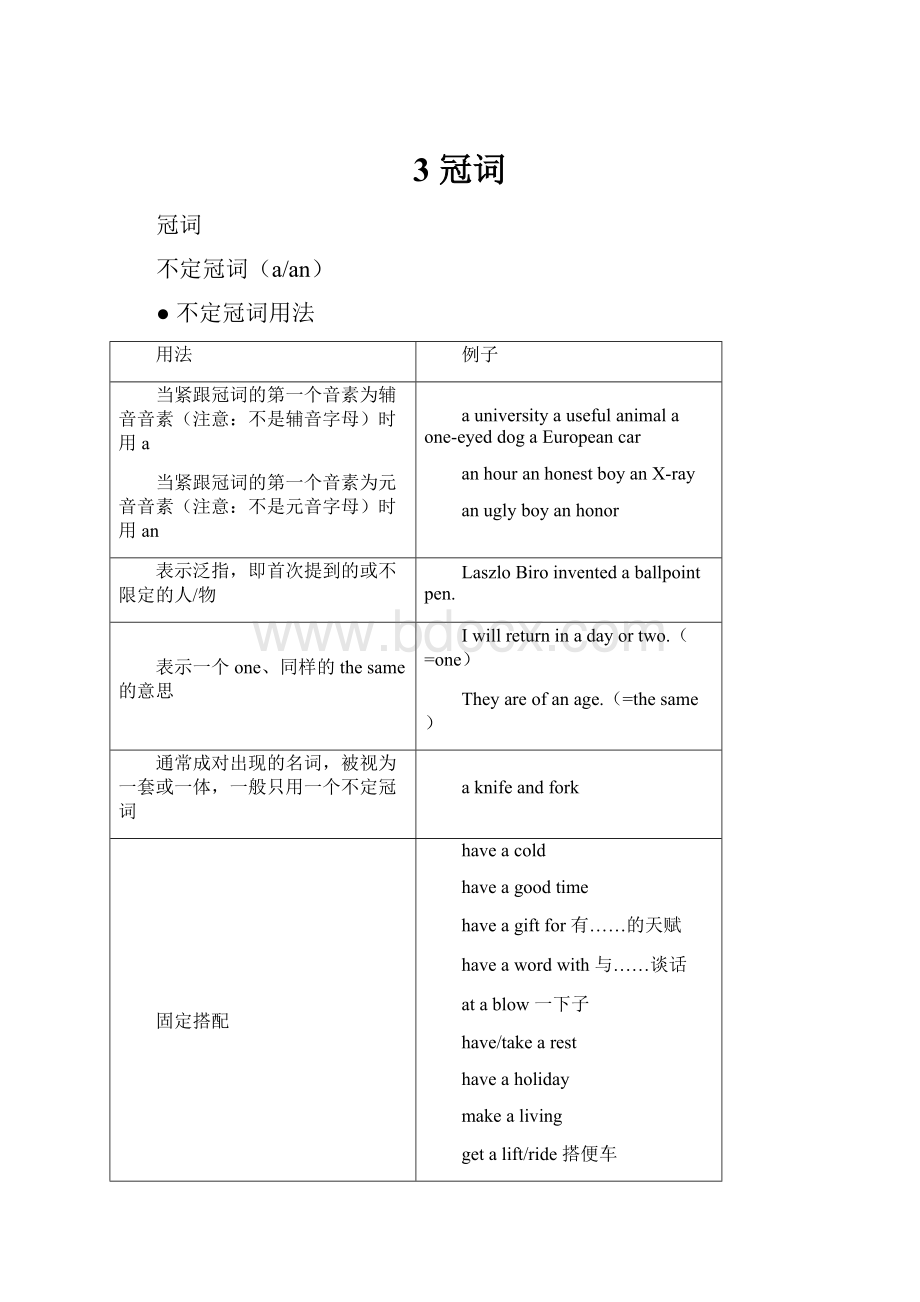 3 冠词.docx_第1页