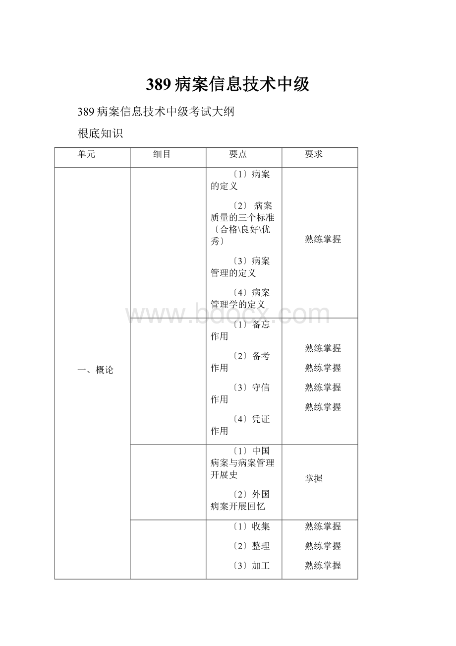 389病案信息技术中级.docx