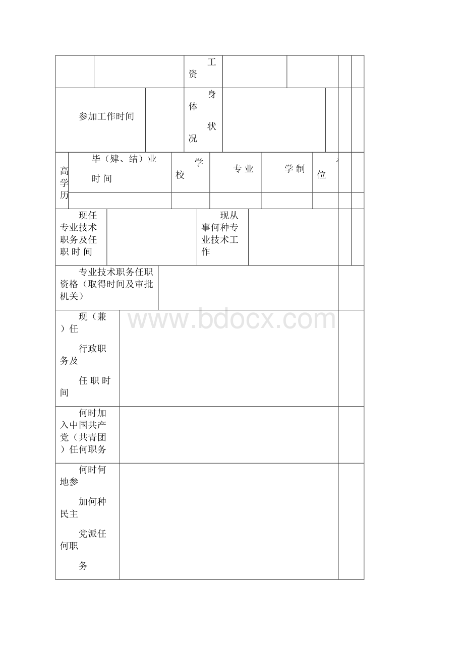 专业技术职务任职资格评审表.docx_第2页