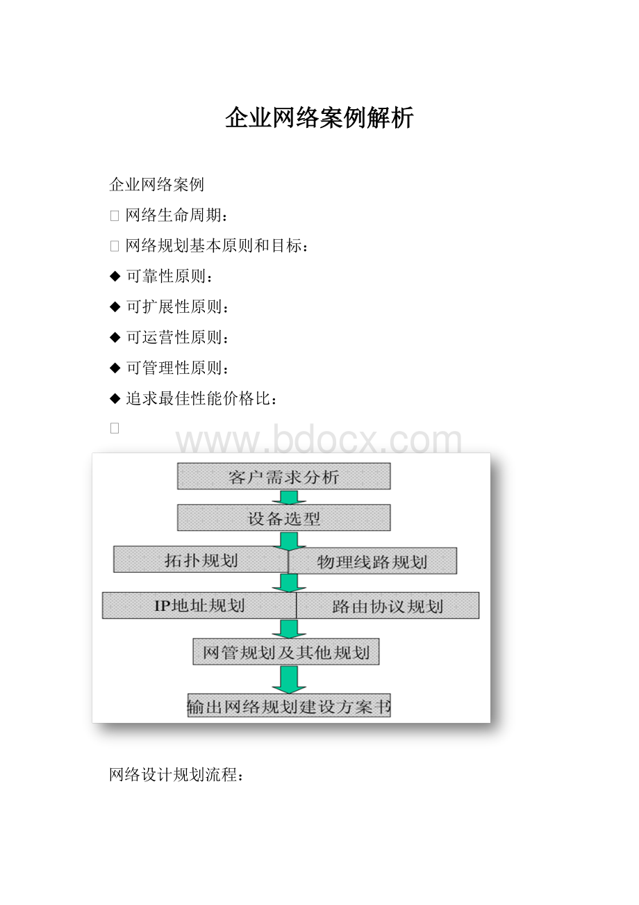 企业网络案例解析.docx_第1页