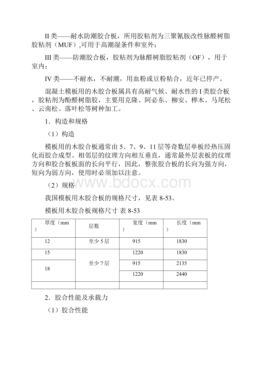 建筑施工之胶合板模板解读.docx_第2页