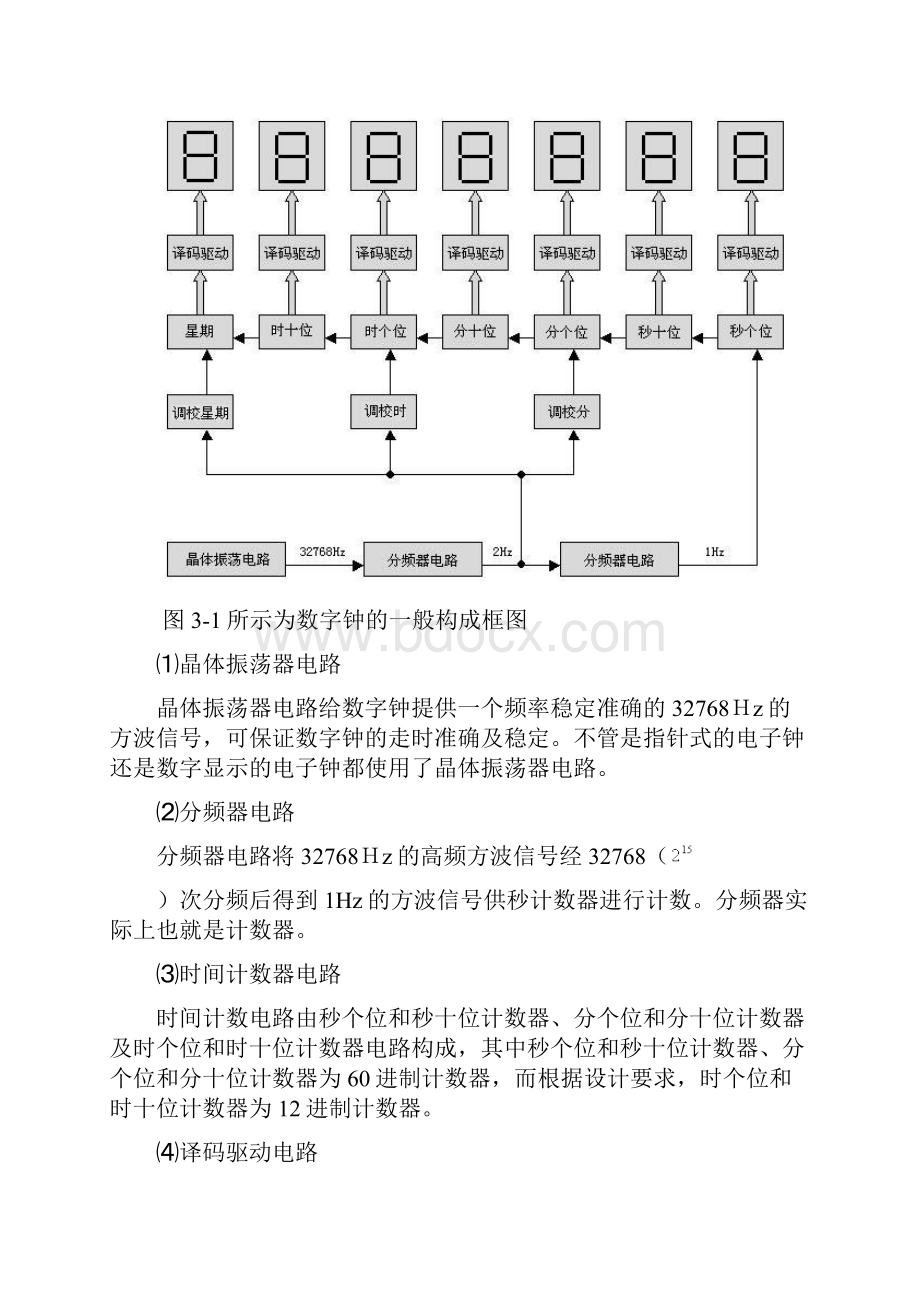 数字电子钟课程设计.docx_第2页