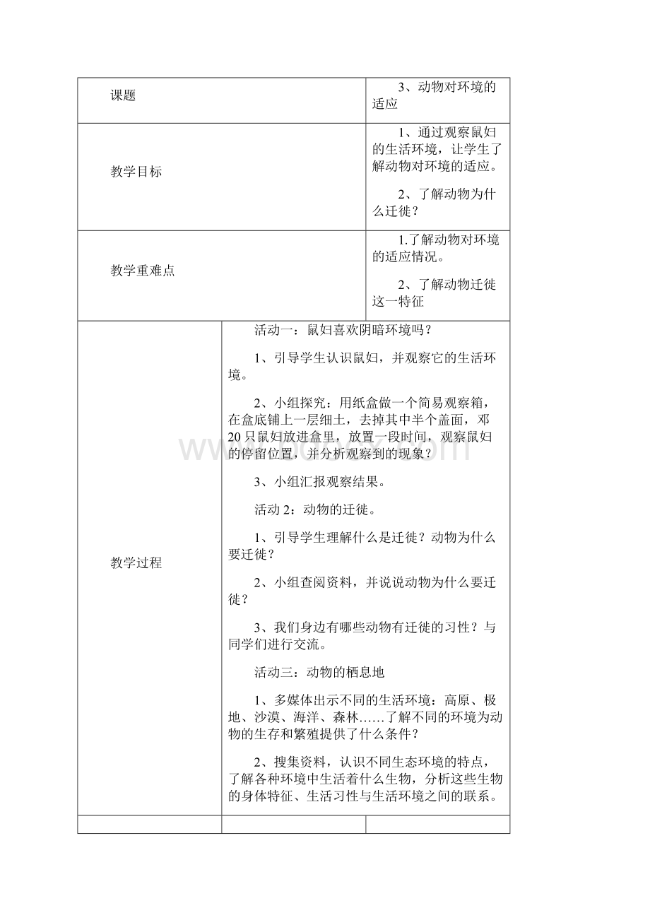 完整版六年级下册科学备课.docx_第3页