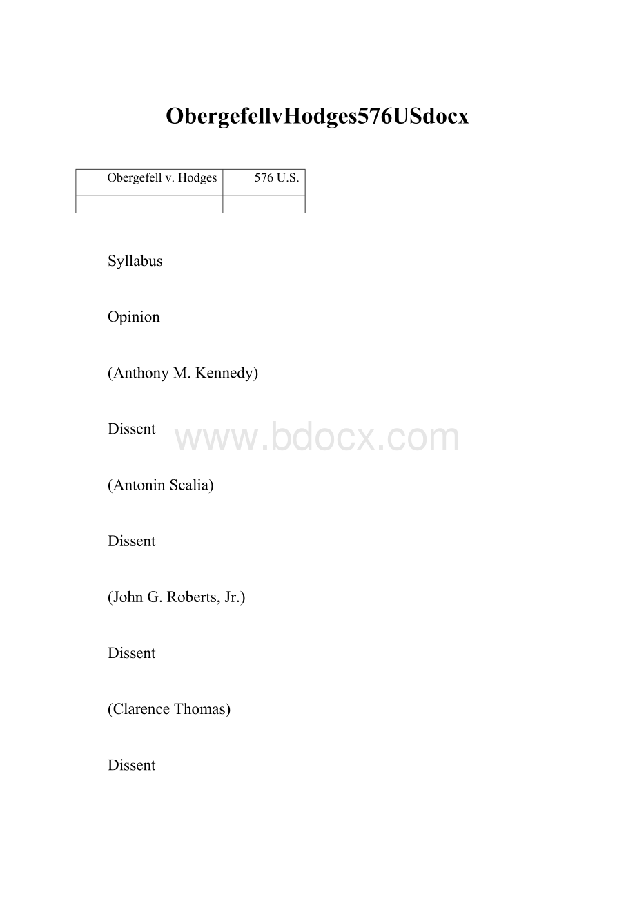 ObergefellvHodges576USdocx.docx_第1页