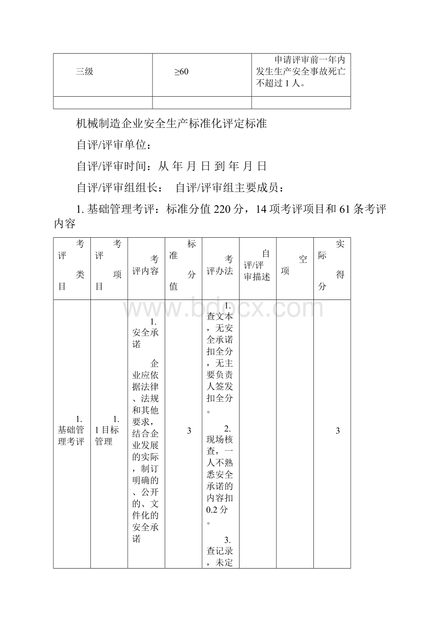 机械制造企业安全生产标准化评定标准1.docx_第2页