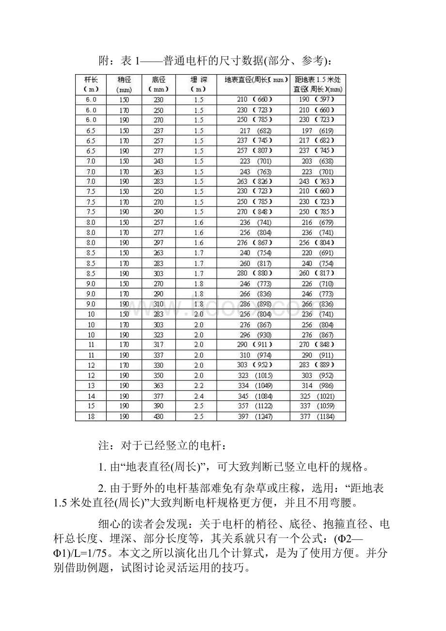 电杆尺寸数据及计算 2.docx_第3页