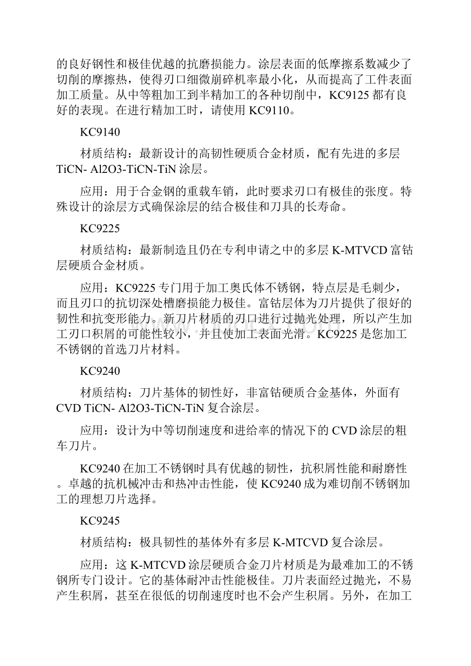 美国肯纳刀具刀片材质表.docx_第3页