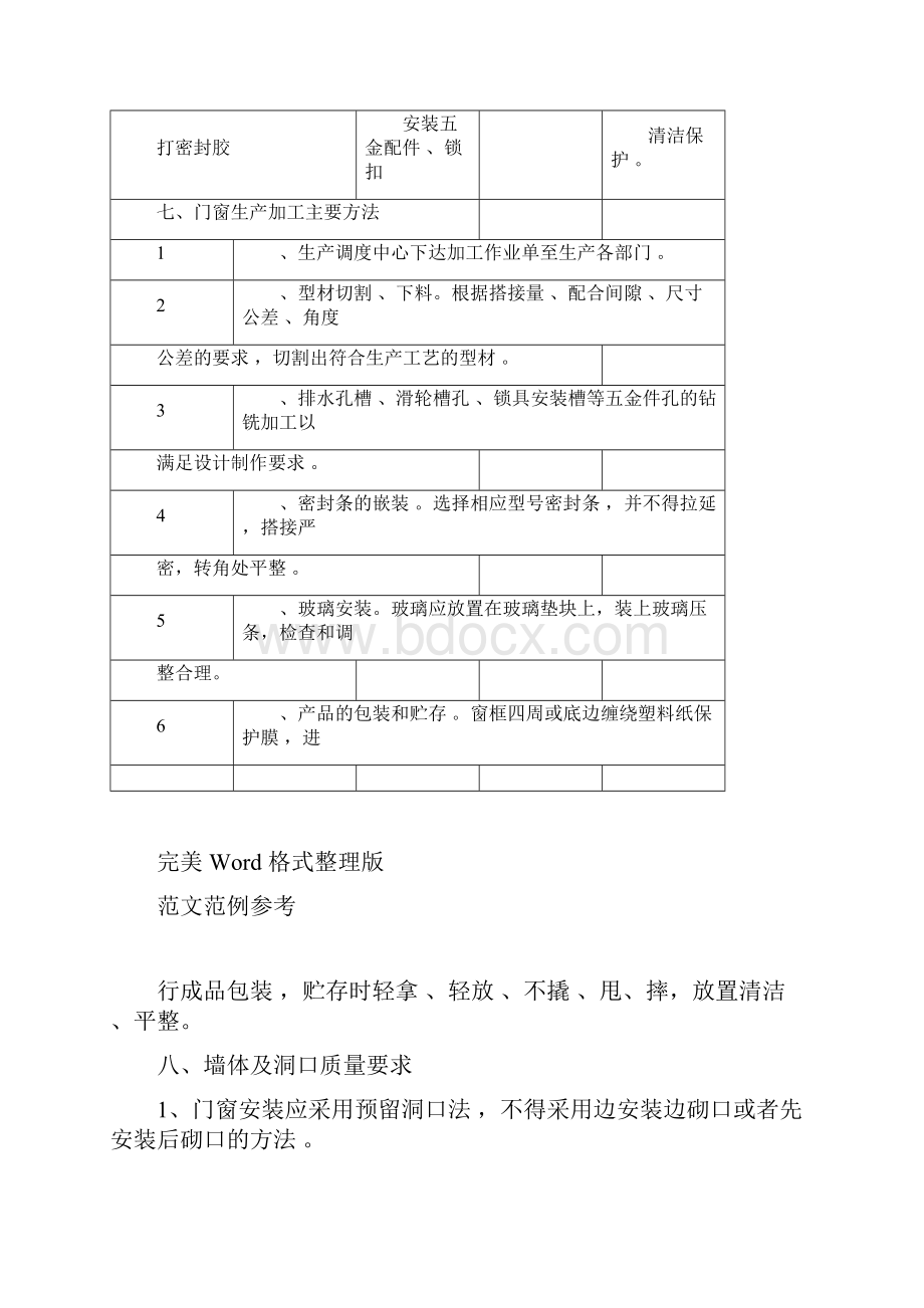 铝合金门窗施工组织实施计划书.docx_第3页