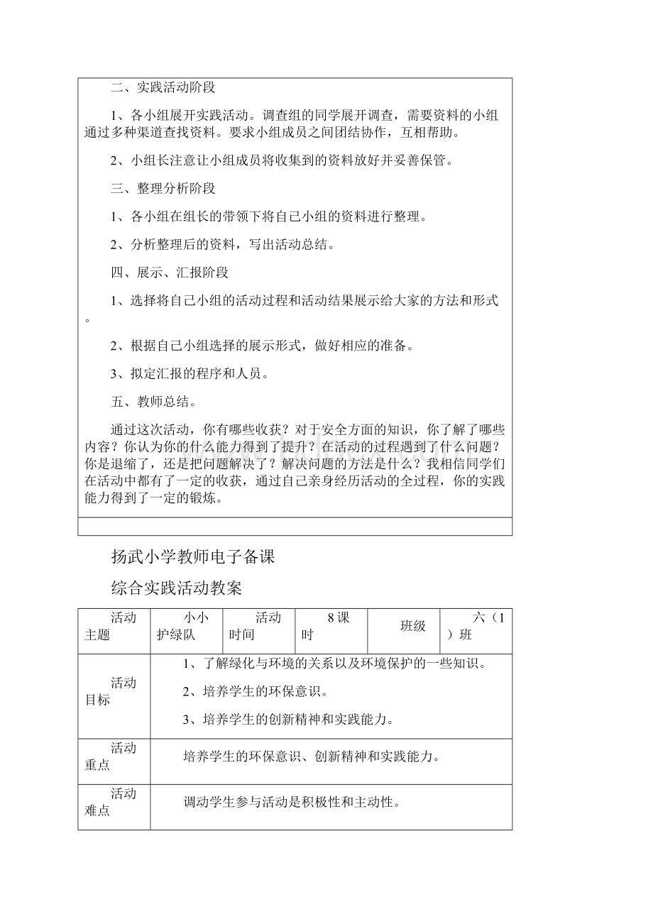 六年级综合实践活动备课教案上册.docx_第2页