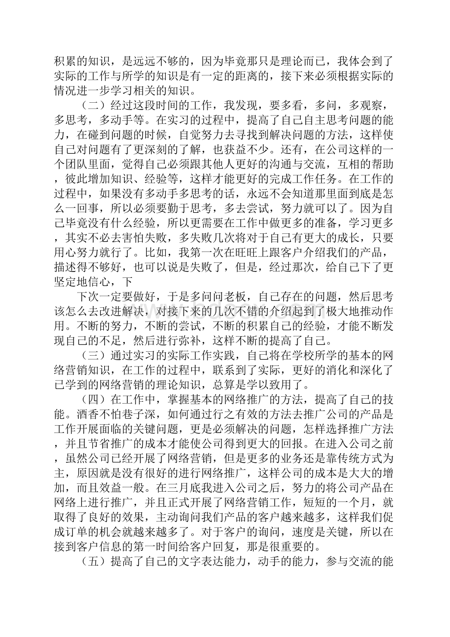 网络销售实习报告总结.docx_第3页