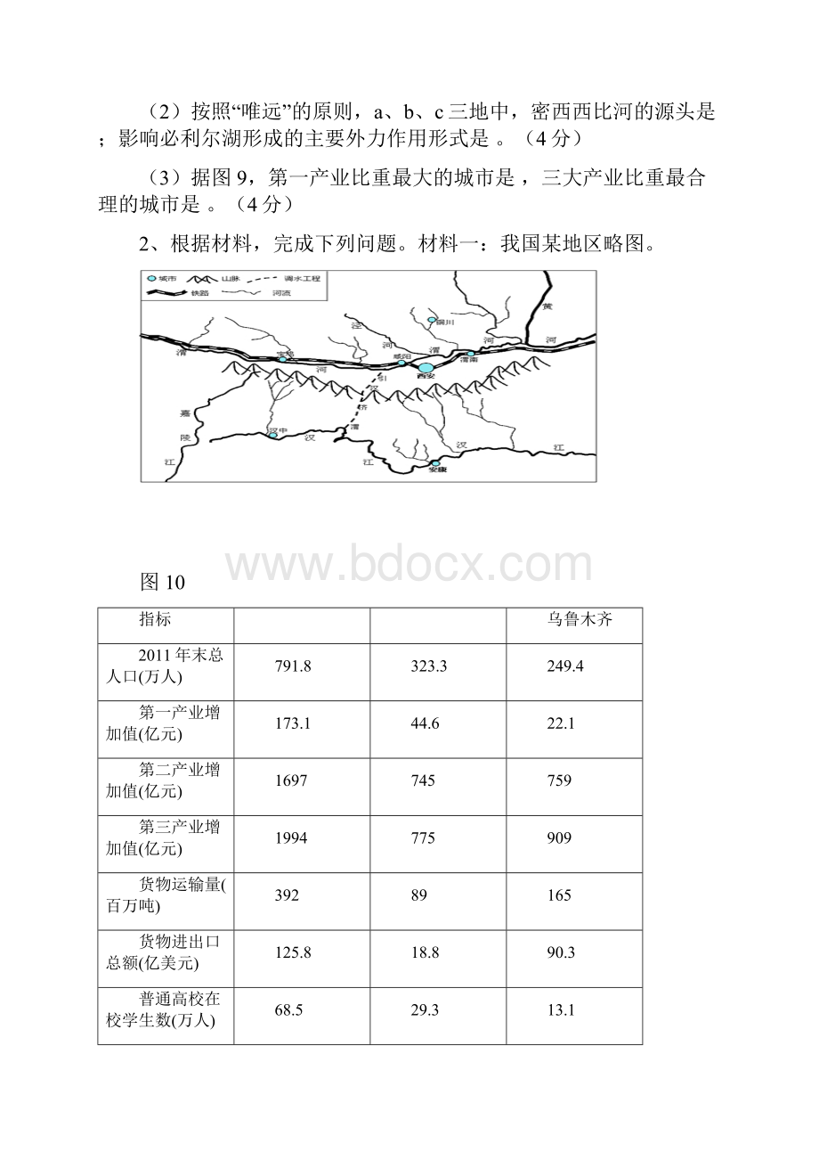 高中地理填空题专项训.docx_第2页