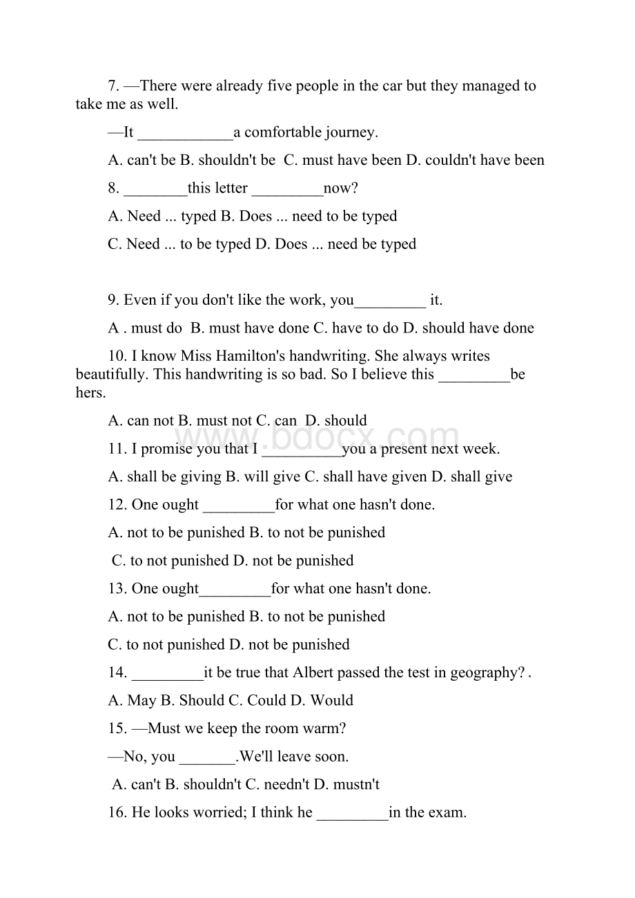 最新七宝中学自招考试英语题库1资料.docx_第2页