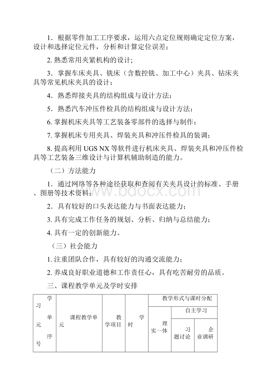 工艺装备设计教学大纲安机电版本07221.docx_第2页